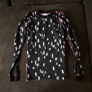 Hanna Andersson Black and White Kids Pajama Set